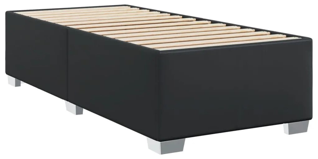 ΚΡΕΒΑΤΙ BOXSPRING ΜΕ ΣΤΡΩΜΑ ΜΑΥΡΟ 90X190ΕΚ. ΑΠΟ ΣΥΝΘΕΤΙΚΟ ΔΕΡΜΑ 3288400