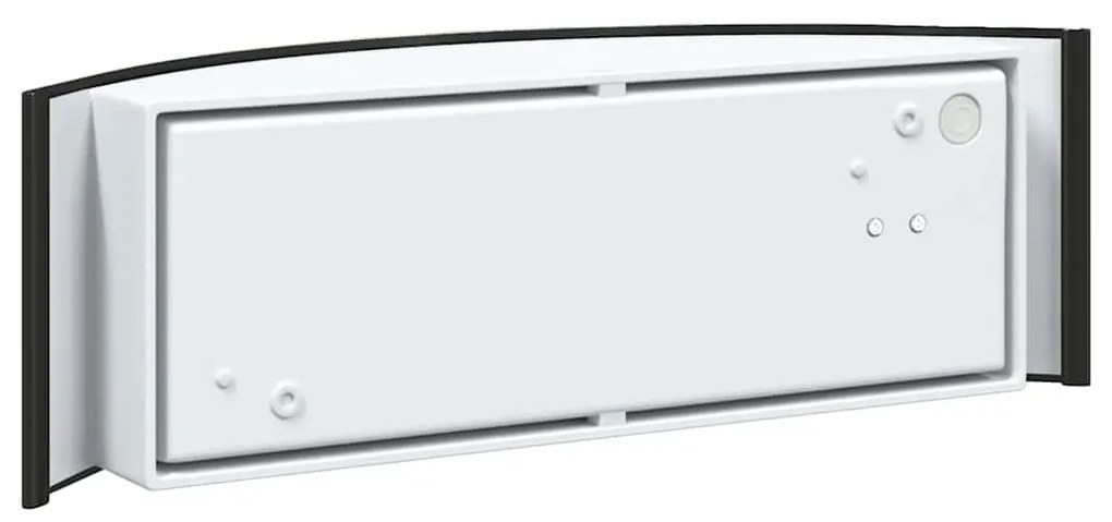 vidaXL Εξωτερικά Φωτιστικά Τοίχου 2 pcs Μαύρο 32 x 10 x 10 εκ