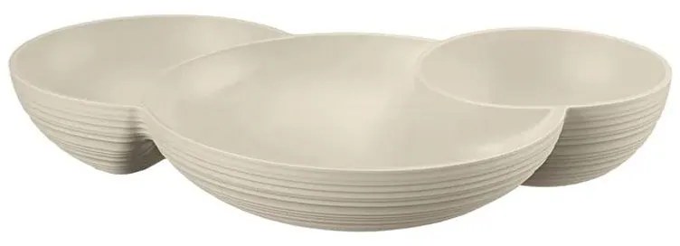 Ορντεβιέρα Tierra 3 Θέσεων 29,5x21,4x5,2cm Beige Guzzini Plastic