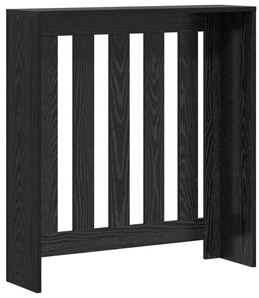 vidaXL Καπάκι Καλοριφέρ Μαύρη Οξυά 78 x 20 x 82 cm Επεξεργασμένο ξύλο