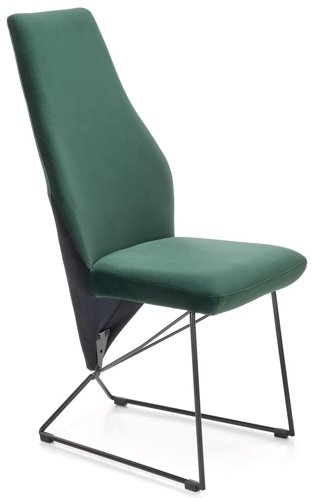 K485 chair dark green DIOMMI V-PL-K/485-KR-C.ZIELONY