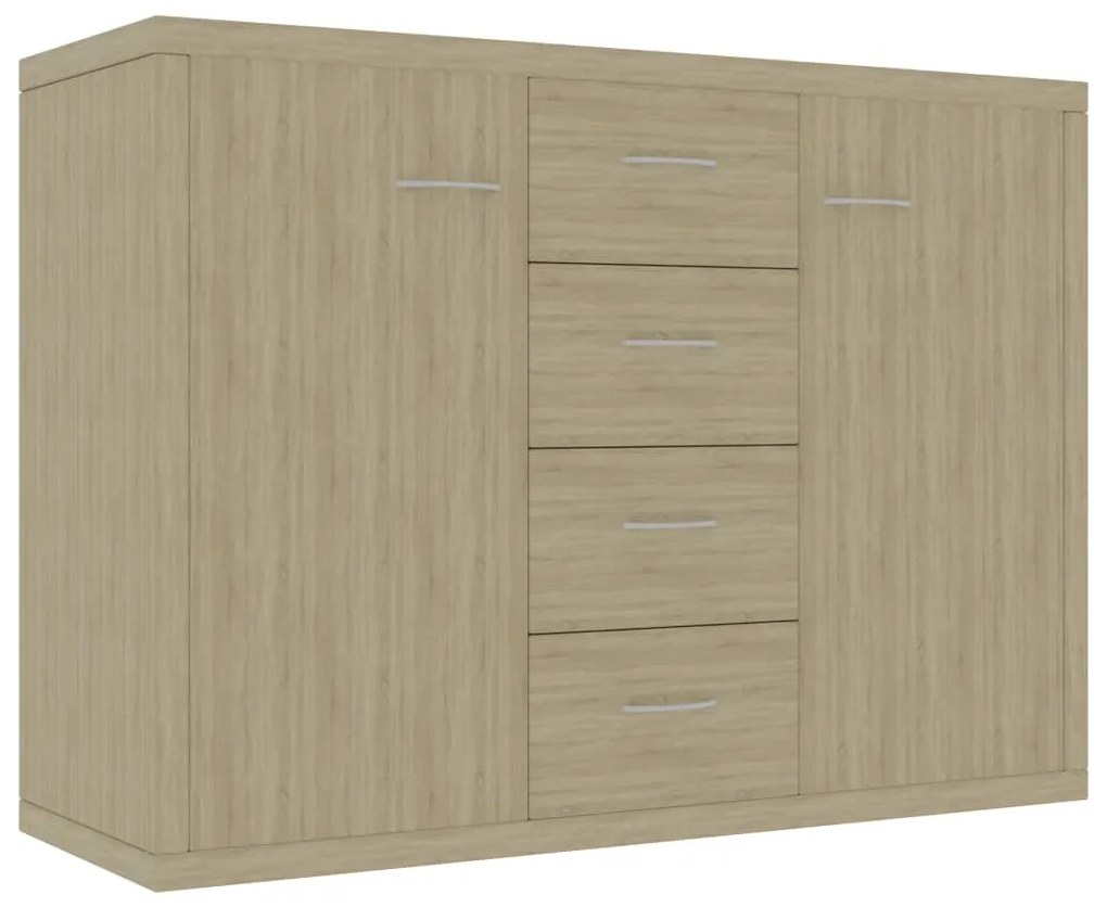 vidaXL Μπουφές Sonoma Δρυς 88 x 30 x 65 εκ. από Επεξ. Ξύλο