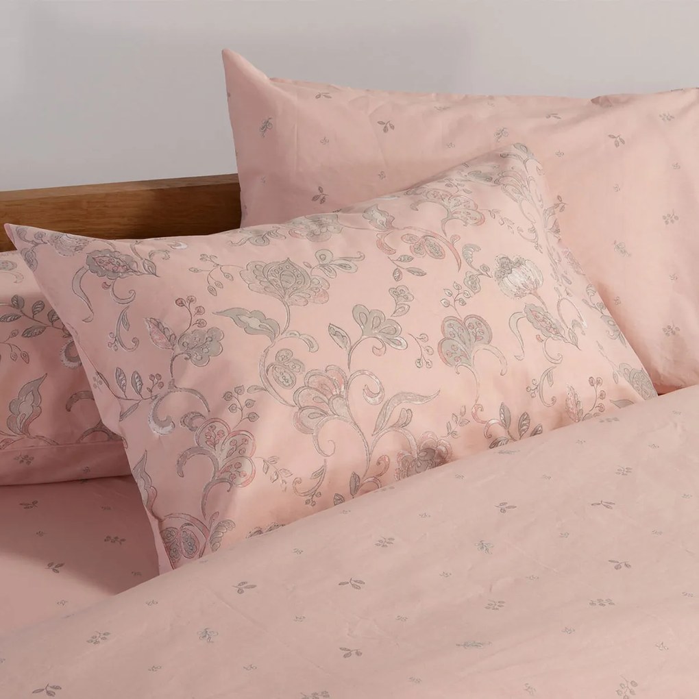 Μαξιλαροθήκη (52x72) Nef-Nef Homeware Smart Carena Pink