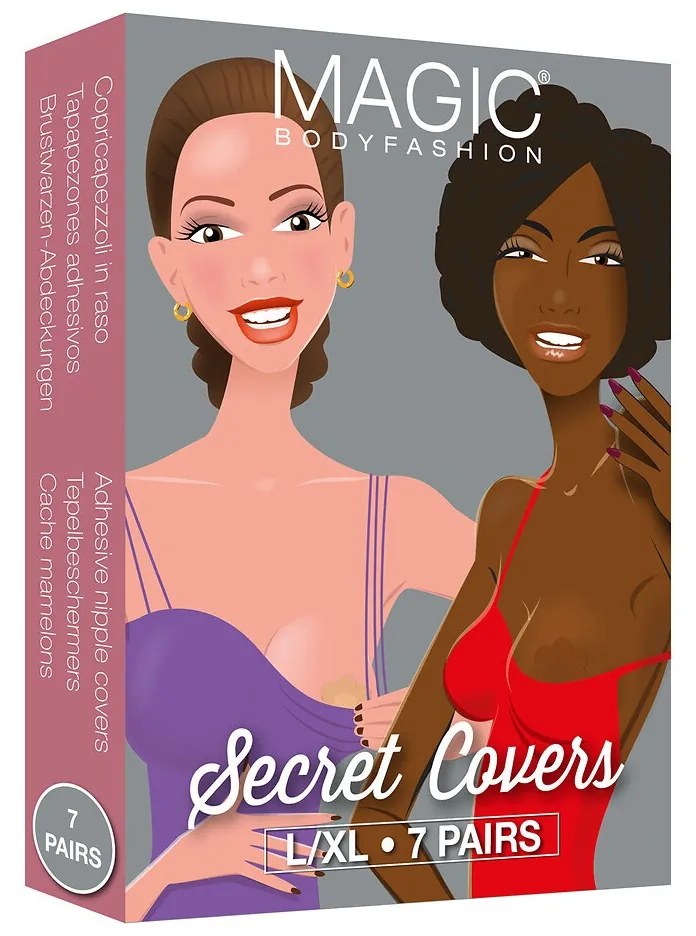 7 ζευγάρια καλύμματα θηλών, Secret covers