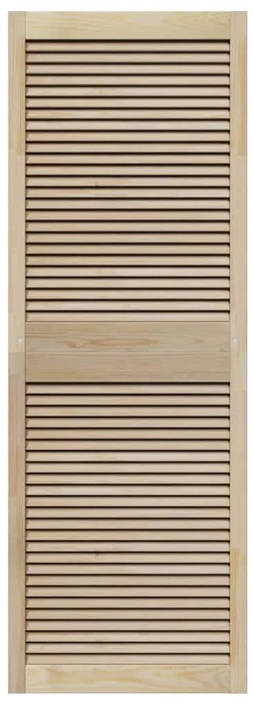 vidaXL Πόρτες Ντουλάπας Other με πόρτα 4 pcs Καφέ 170 x 59.5 x 2.1 εκ