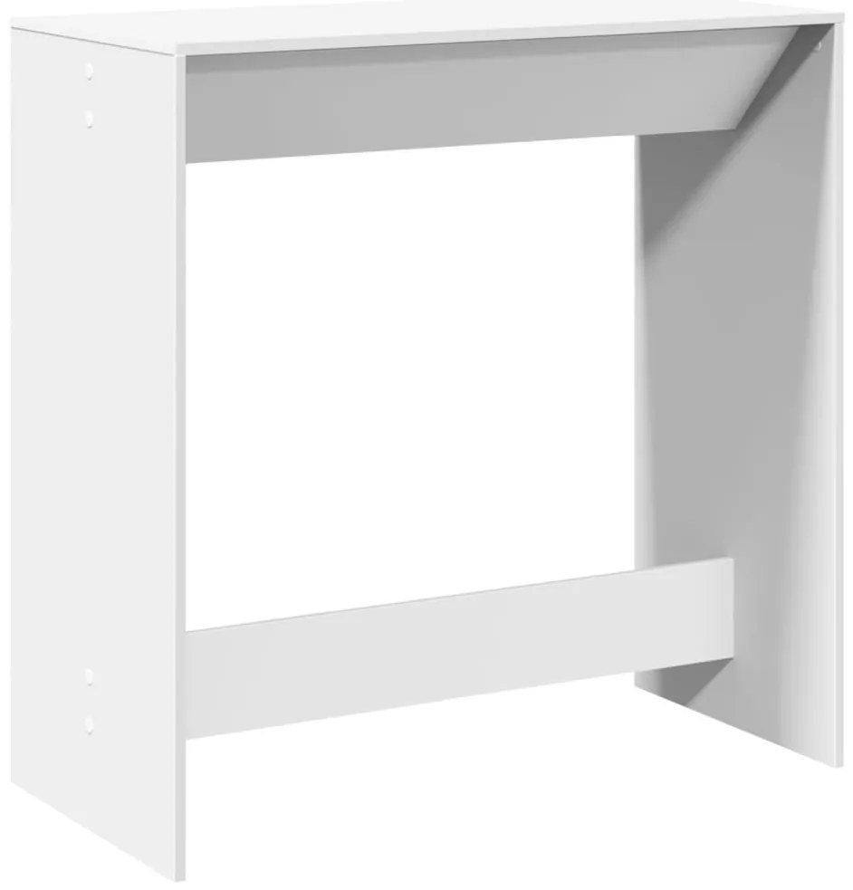 vidaXL Τραπέζι Μπαρ Λευκό 102x50x103,5εκ. Επεξεργ. Ξύλο