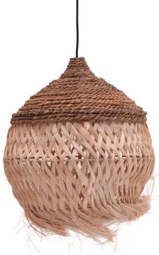 Κρεμαστό Φωτιστικό Οροφής Fiorine Inart abaca σε φυσικό Φ55x70εκ 339-000018 339-000018 Μπεζ
