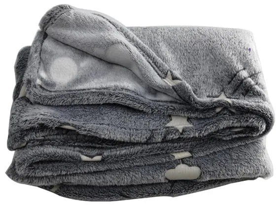 Κουβέρτα που φωσφορίζει στο σκοτάδι - magic blanket 1.25x1.5m