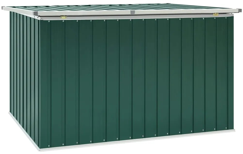 vidaXL Μπαούλο Αποθήκευσης Κήπου Πράσινο 171 x 99 x 93 εκ.