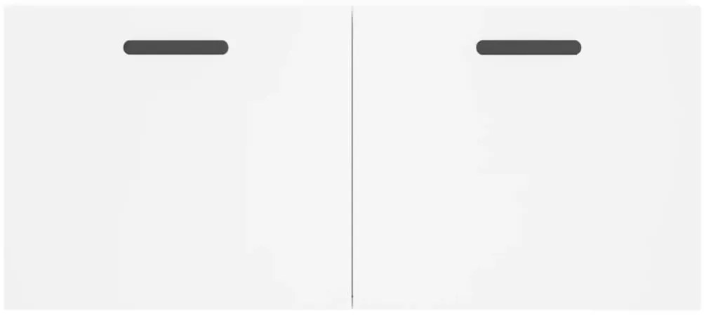 vidaXL Ντουλάπι Τοίχου Λευκό 80 x 36,5 x 35 εκ. από Επεξεργασμένο Ξύλο