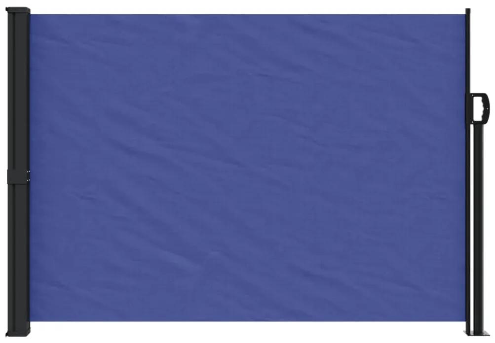 vidaXL Σκίαστρο Πλαϊνό Συρόμενο Μπλε 140 x 500 εκ.
