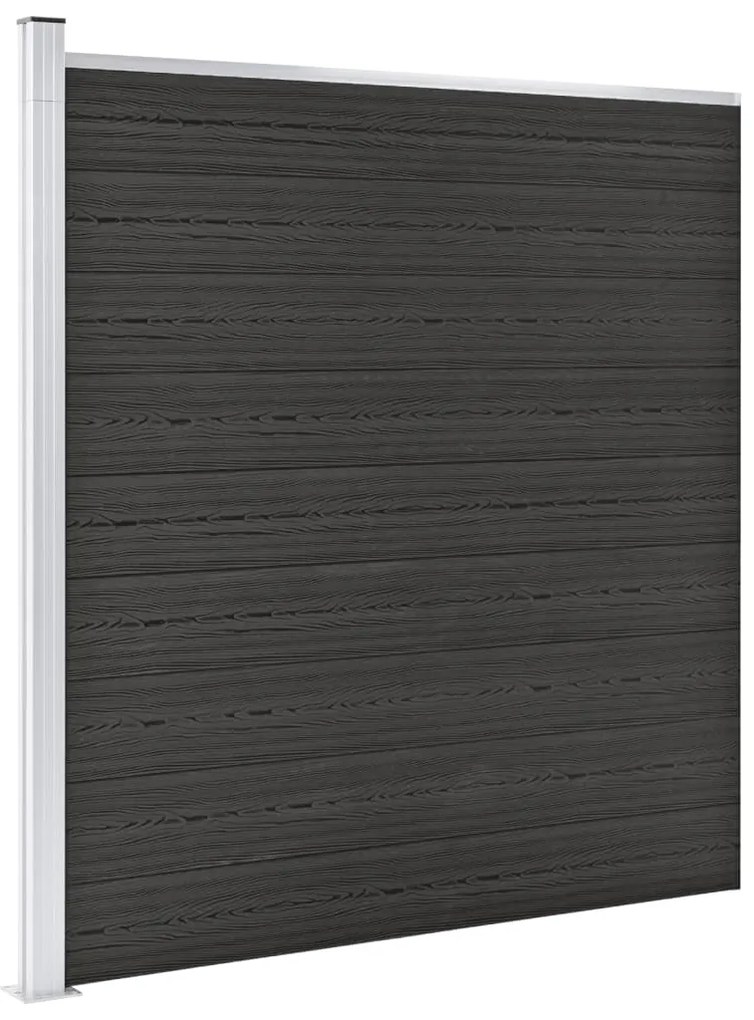 vidaXL Πάνελ Περίφραξης Γκρι 175 x 186 εκ. από WPC