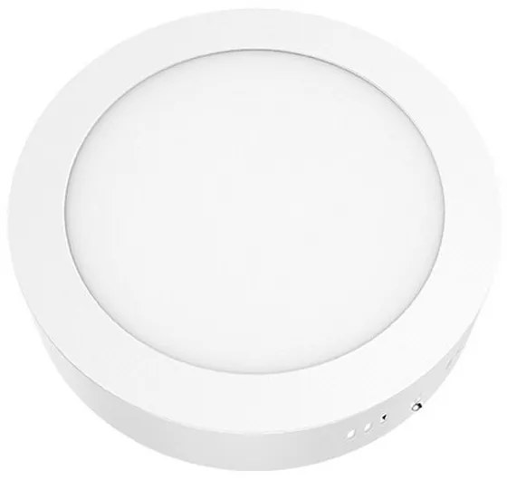 Panel Led Arca4830RW 48W 3000K 3610lm White Aca Στρόγγυλο Αλουμίνιο