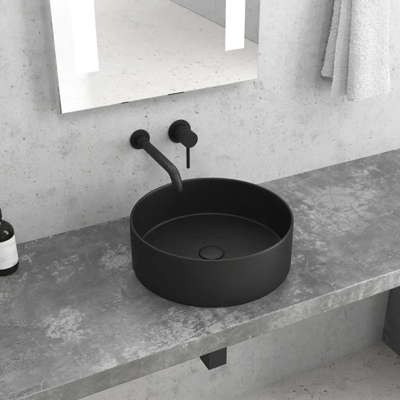 KARAG  LT BASINS Νιπτήρας επικαθήμενος Black Matt LT 3134-MMB KARAG Ø35,5x12cm KARAG-5206836007946