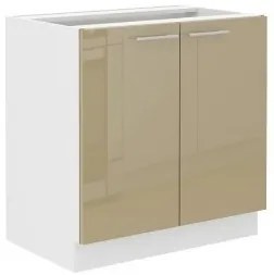 Επιδαπέδιο ντουλάπι νεροχύτη Lyona 80 ZL 2F BB-Cappuccino