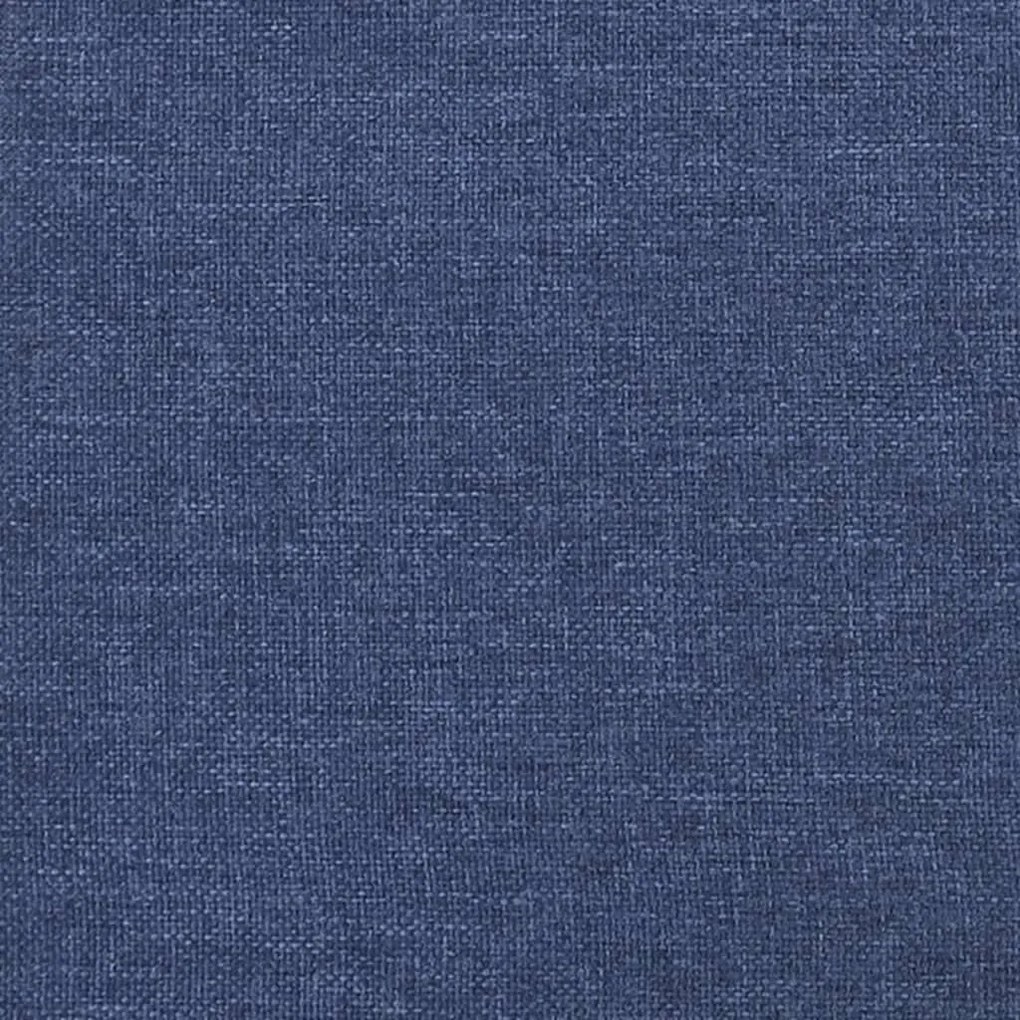 Πλαίσιο Κρεβατιού Μπλε 100x200 εκ. Υφασμάτινο - Μπλε