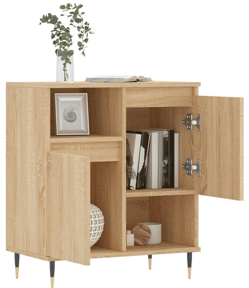 vidaXL Συρταριέρα Sonoma Δρυς 60x35x70 εκ. Επεξεργασμένο Ξύλο
