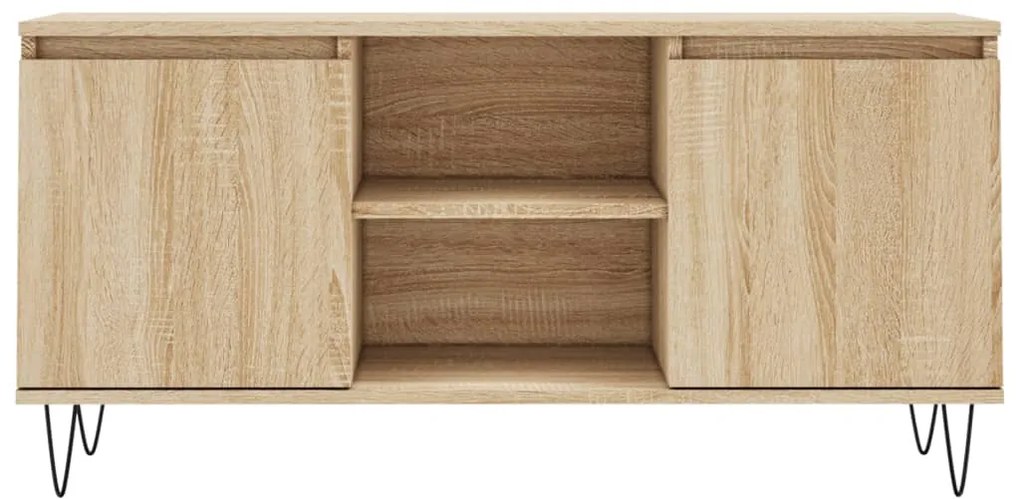 vidaXL Έπιπλο Τηλεόρασης Sonoma Δρυς 104 x 35 x 50 εκ. Επεξεργ. Ξύλο