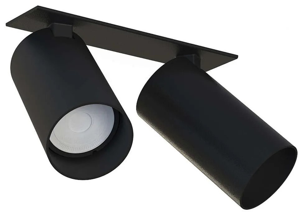 Φωτιστικό Οροφής - Σποτ Mono Surface 7834 2xGU10 10W Black Nowodvorski Metal, Plastic