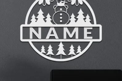 Σετ των 3 Intra απο ξύλο plywood 3mm-4mm πάχος Χριστουγεννιάτικη διακόσμηση σπιτιού Ονομασία Πινακίδα Δίασταση 15x15 cm INTRAFABR-72647828