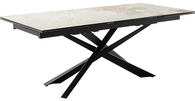 Bali Καρεκλα Relax Μαύρη + Υποπόδιο 83x86x102 cm