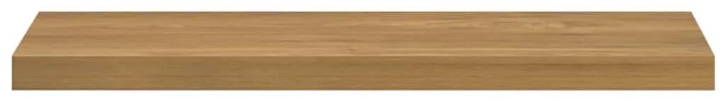 vidaXL Ράφι Τοίχου 2 pcs Καφέ 90 x 23,5 x 4 εκ Επεξεργασμένο ξύλο