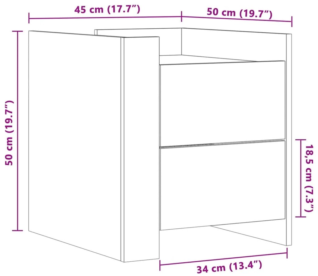 ΚΟΜΟΔΙΝΟ ΚΑΠΝΙΣΤΗ ΔΡΥΣ 45X50X50 ΕΚ. ΑΠΟ ΕΠΕΞΕΡΓΑΣΜΕΝΟ ΞΥΛΟ 848287