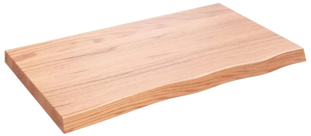 vidaXL Πάγκος Μπάνιου Αν. Καφέ 100x60x(2-6) εκ. Επεξεργ. Μασίφ Ξύλο