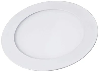 POWERTECH LED panel PT-1270 χωνευτό, 18W, Φ22cm, 4000K, 1440lm, λευκό