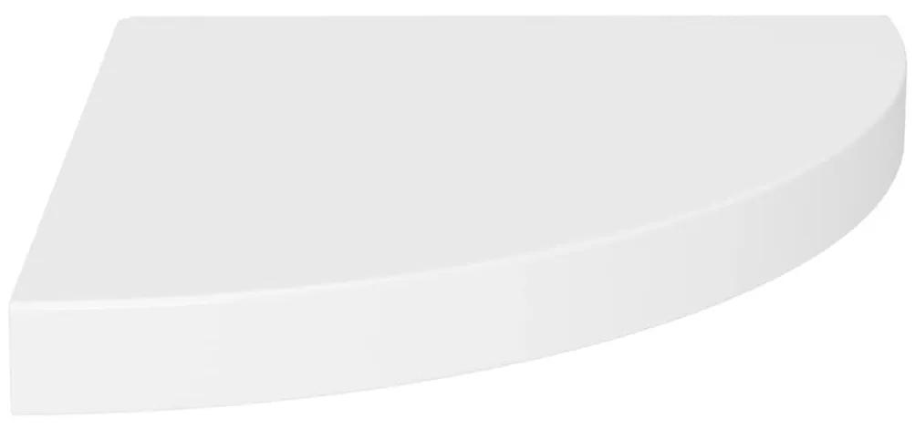 Ράφια Τοίχου Γωνιακά 2 τεμ. Άσπρα 35x35x3,8 εκ. MDF - Λευκό