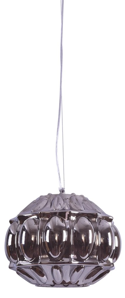 SE4344-01 NADIA PENDANT SMOKE GLASS E4