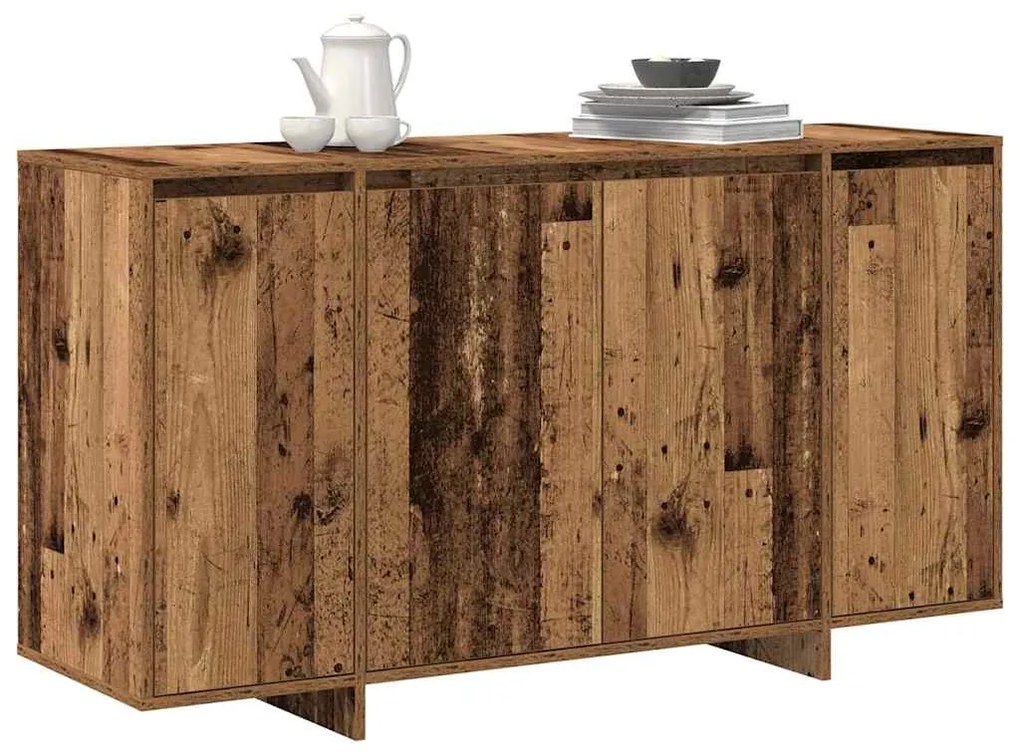 vidaXL Πλαϊνό γραφείο Παλιό ξύλο 135 x 41 x 75 εκ Επεξεργασμένο ξύλο