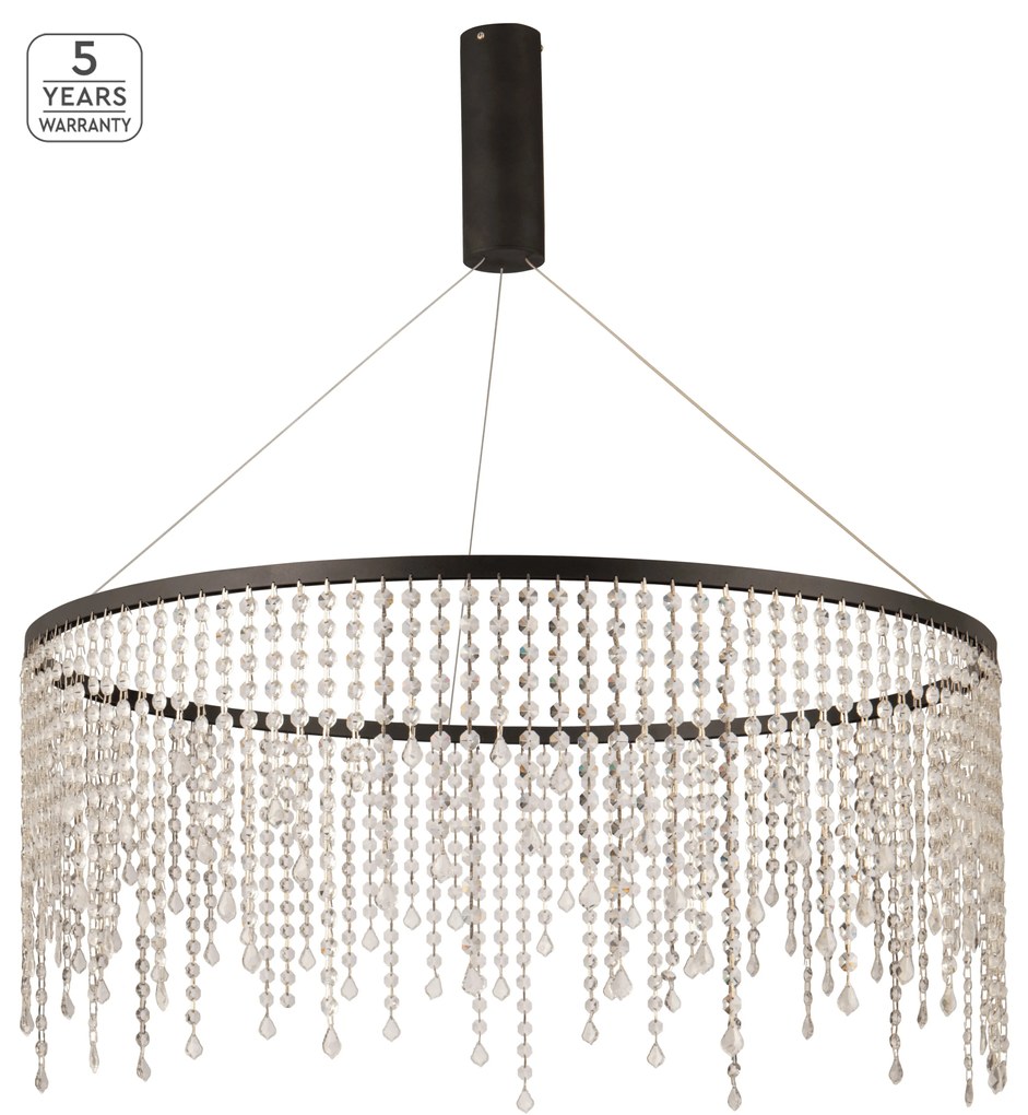 SE LED 80 CRESCENDO PENDANT BLACK Γ5