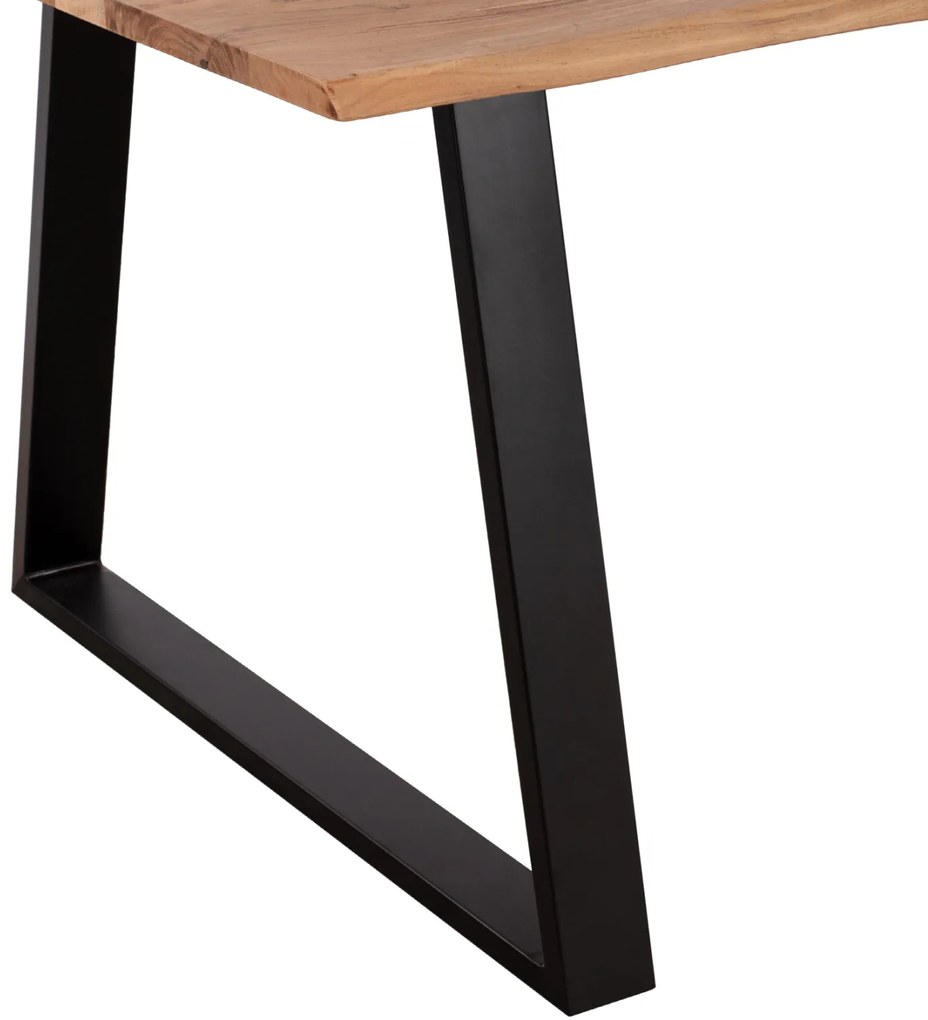 ΤΡΑΠΕΖΙ ΤΡΑΠΕΖΑΡΙΑΣ SOFIA SLIM HM8500.11 ΜΑΣΙΦ ΞΥΛΟ ΑΚΑΚΙΑΣ 160x90x76Υ εκ.