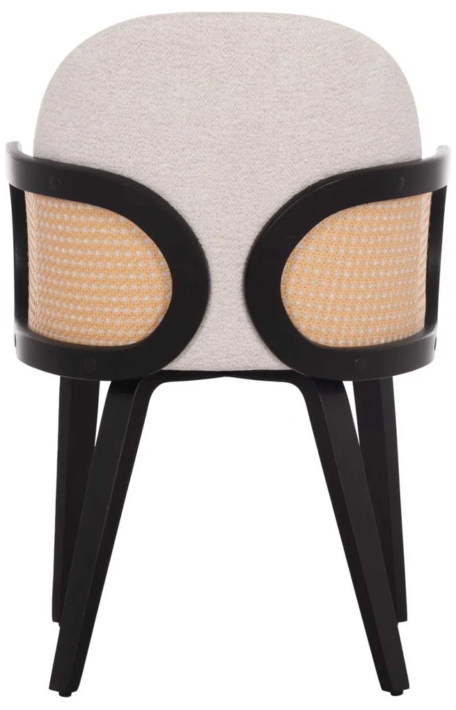 ΠΟΛΥΘΡΟΝΑ ΤΡΑΠΕΖΑΡΙΑΣ BECKER HM18246.02 PLYWOOD ΜΑΥΡΟ--ΕΚΡΟΥ ΥΦΑΣΜΑ 54x62x79Υεκ.