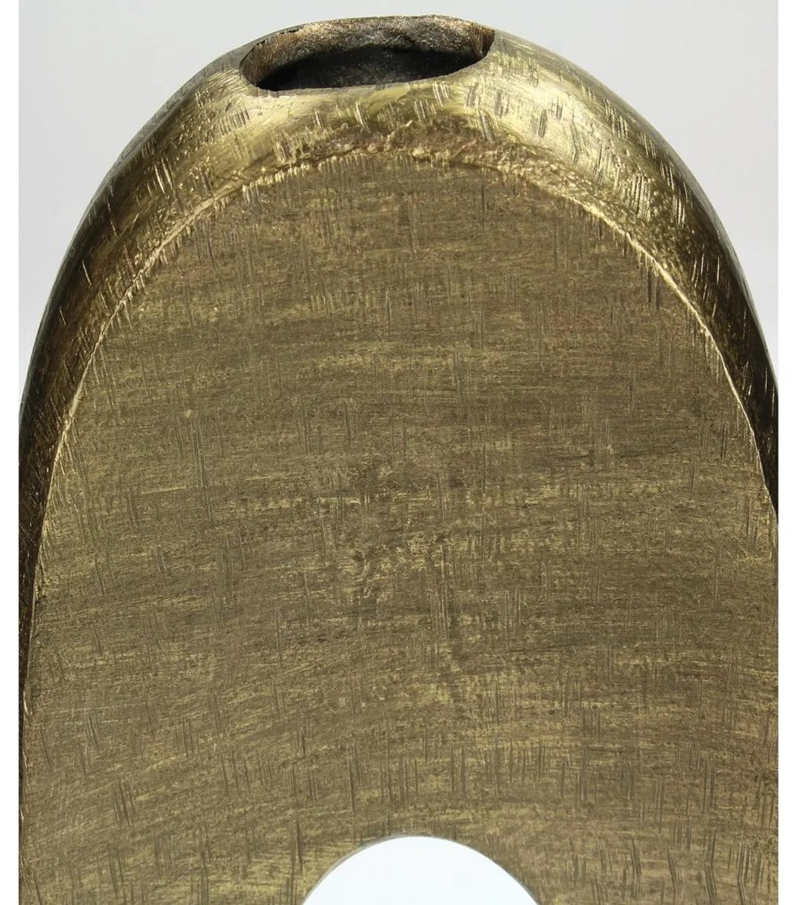 Βάζο ArteLibre Χρυσό Αλουμίνιο 22x6.5x35cm