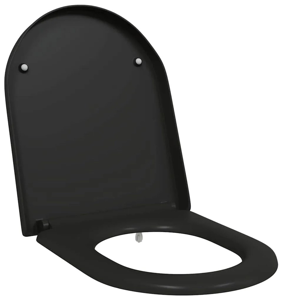 vidaXL Λεκάνη Μαύρο 46,2 x 36 x 4,3 εκ Δυροπλάστ