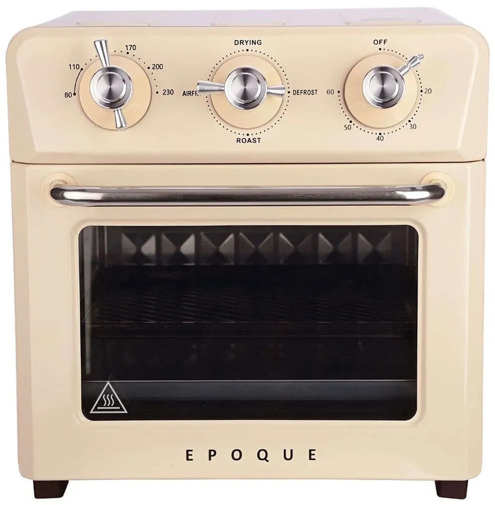 Φριτέζα Αέρος Retro Epoque 06-23706 32,1x29,3x29,4cm 12lt 1400W Ivory Estia