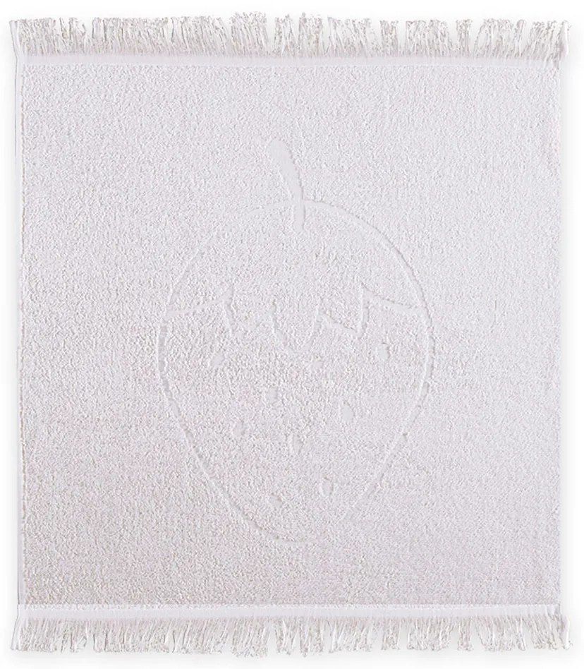 Πετσέτα Κουζίνας Φροτέ (50x50) Nef-Nef Homeware Strawberry Taste White