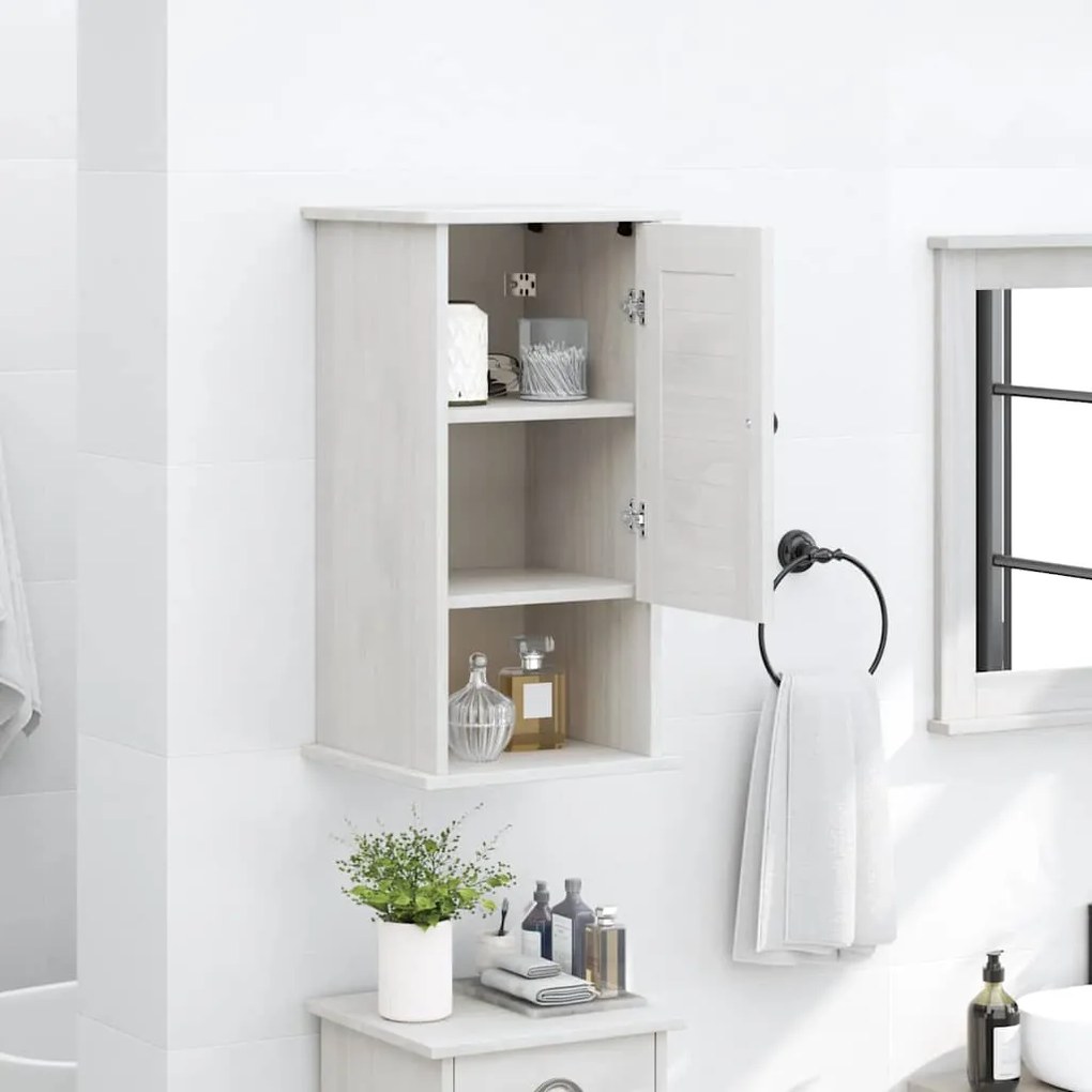 vidaXL Τοίχου Ντουλάπα Μπάνιου VIGO Λευκό 37 x 34 x 71.5 εκ.