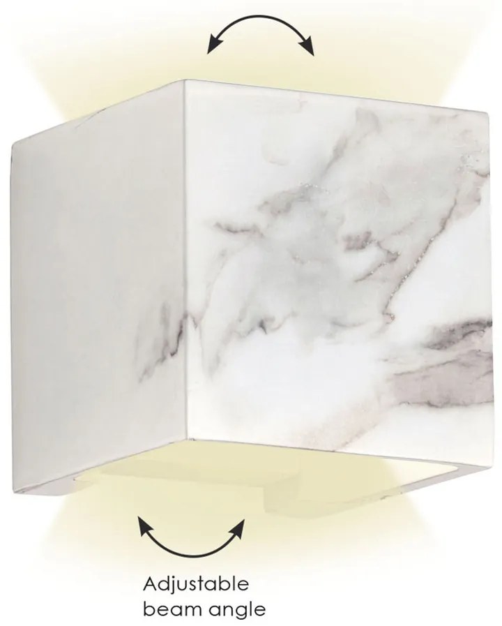 Απλίκα LED Εξωτερικού Χώρου Viokef Davos White 4202802