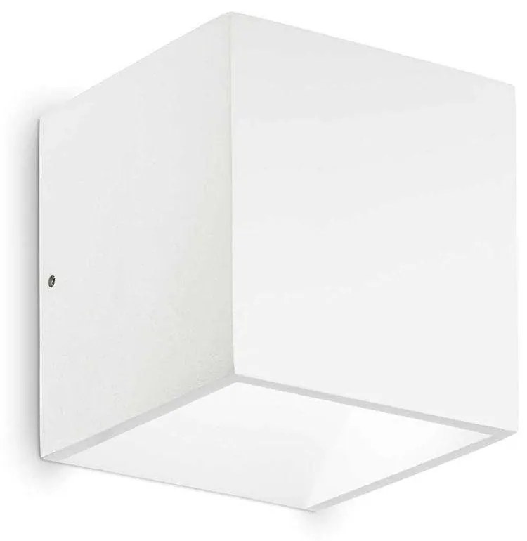 Φωτιστικό Τοίχου - Απλίκα Rubik 269313 10x10x10cm Led 700lm 8,5W 3000K White Ideal Lux