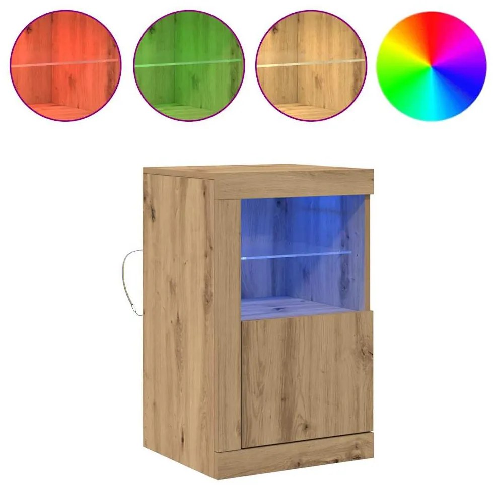 vidaXL Βοηθητικό ντουλάπι artisan δρυς 41 x 37 x 67 εκ