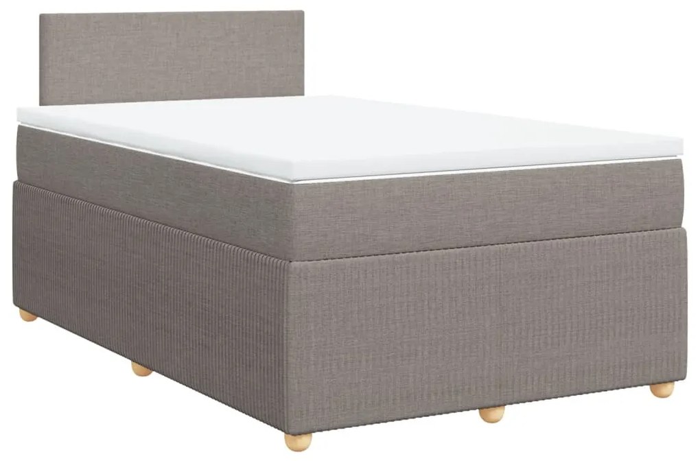 ΚΡΕΒΑΤΙ BOXSPRING ΜΕ ΣΤΡΩΜΑ TAUPE 120X190 ΕΚ. ΥΦΑΣΜΑΤΙΝΟ 3287392