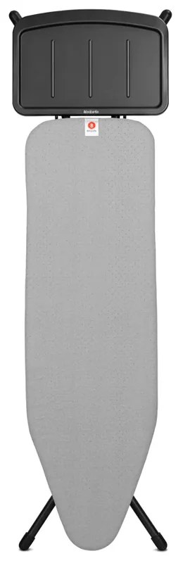 Brabantia 1003353 Σιδερώστρα για Σίδερο Ατμού Σπαστή 124x38cm Metallised
