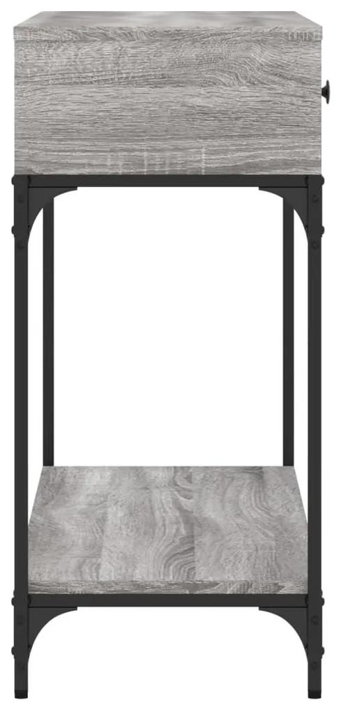 Τραπέζι Κονσόλα Γκρι Sonoma 100x34,5x75 εκ. Επεξεργασμένο Ξύλο - Γκρι