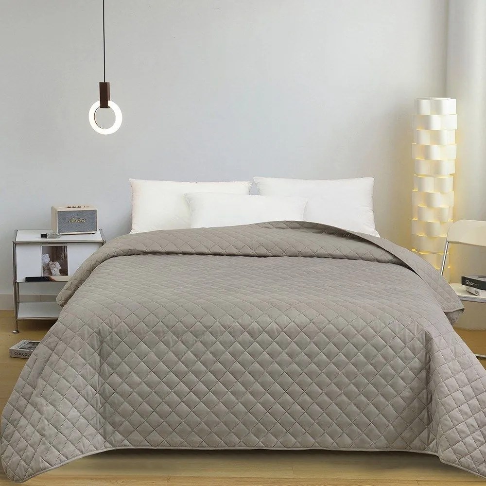 Κουβερλί Tosca Grey Melinen King Size 260x240cm Microfiber