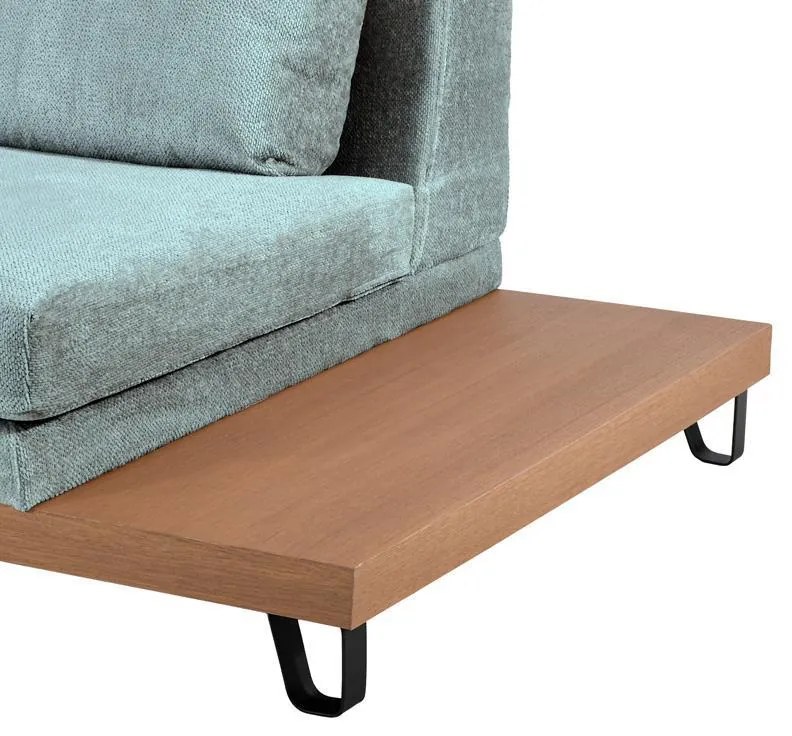 Γωνιακός Καναπές Filippa Fylliana Δεξιά Γωνία Μint - Χρώμα Πάγου 360x240 εκ. 360x240x85 εκ.