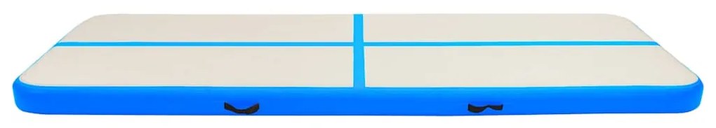 vidaXL Στρώμα Ενόργανης Φουσκωτό Μπλε 300 x 100 x 15 εκ. PVC με Τρόμπα