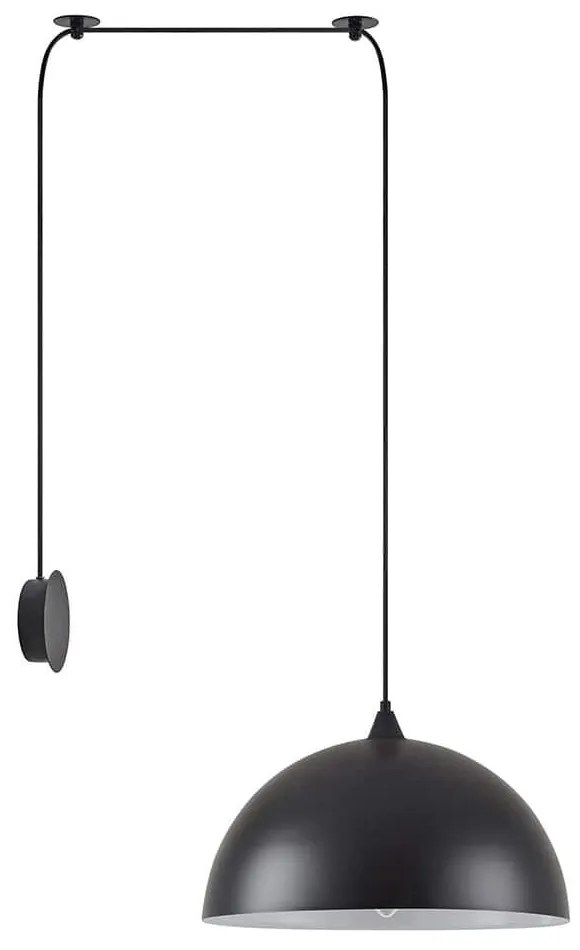 Φωτιστικό Τοίχου Adept 77-8889 80x40x300cm 1xE27 60W Black Homelighting